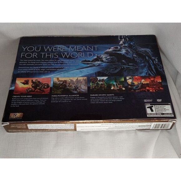 *SEALED* WORLD OF WARCRAFT BATTLECHEST PC/MAC COLLECTION BOX WINDOWS BLIZZARD - Picture 9 of 16